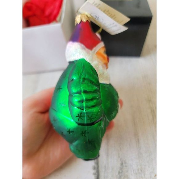 Radko 1997 a caring clown blown glass ornament AIDS awareness - Picture 10 of 10